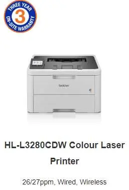 Brother HL-L3280CDW Colour Laser printer.jpg Brother HL-L3280CDW Colour Laser printer.jpg
