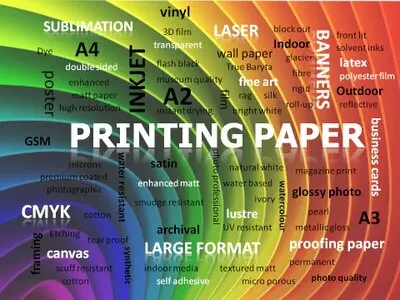 Laser printing papers